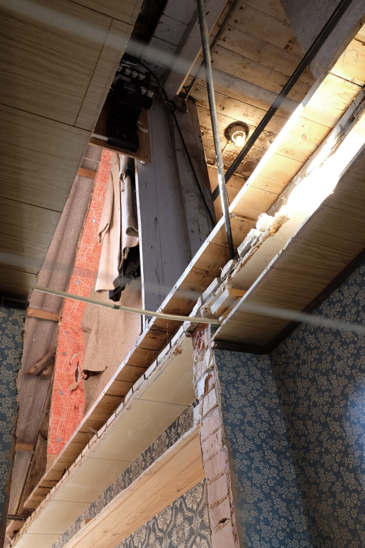 “Theatre installation”, July 2016 (photograph by author).