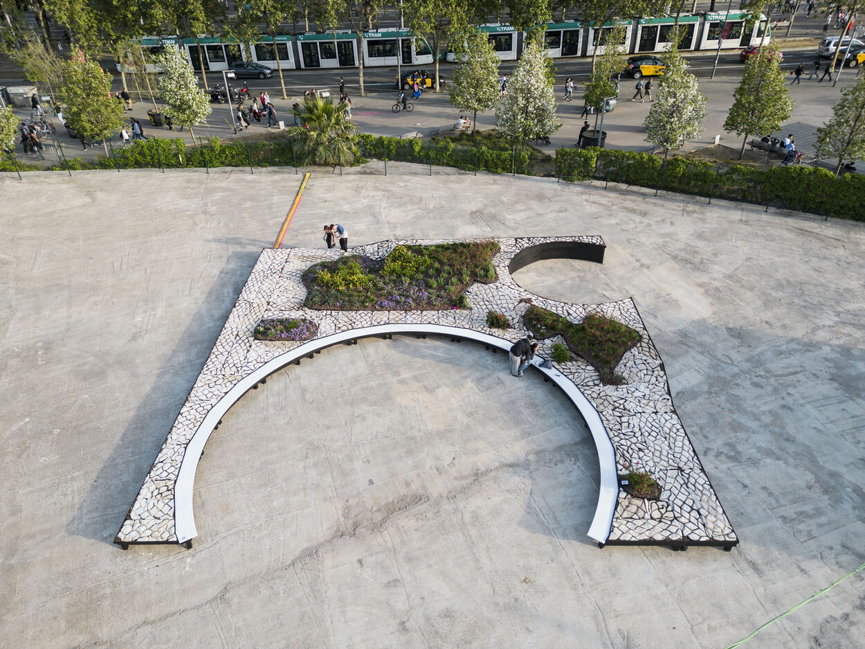 Harrison Atelier, Feral Surfaces Installation, Barcelona Architecture Festival, 2023 © MODEL / City of Barcelona.