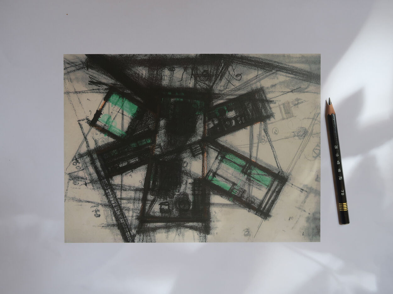 Kazuo Shinohara, House in Tateshina, first design sketch, 1985 / Giorgia Cesaro personal archive