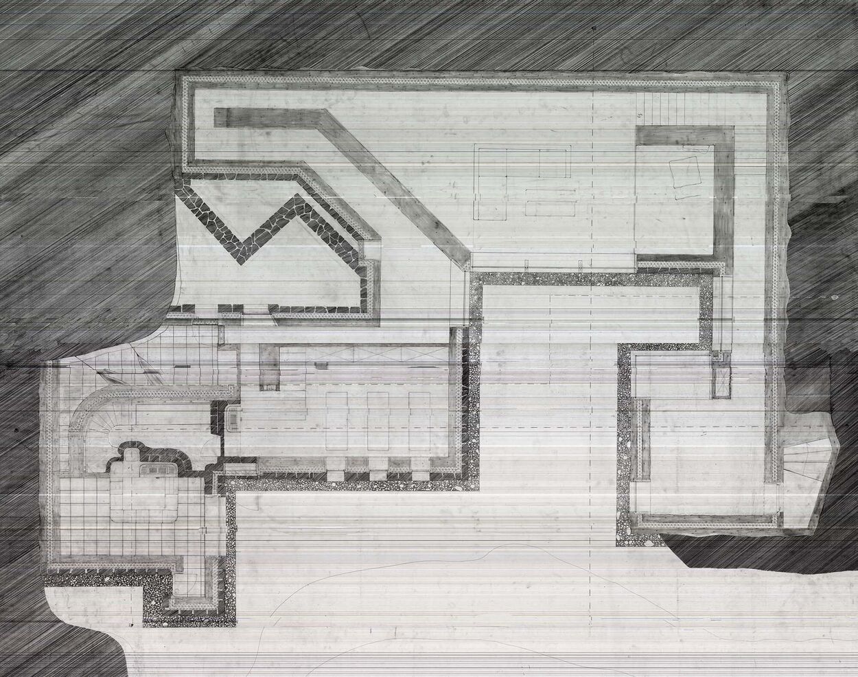 Overview boundary drawing from the research case, size 2700 x 2200 mm.