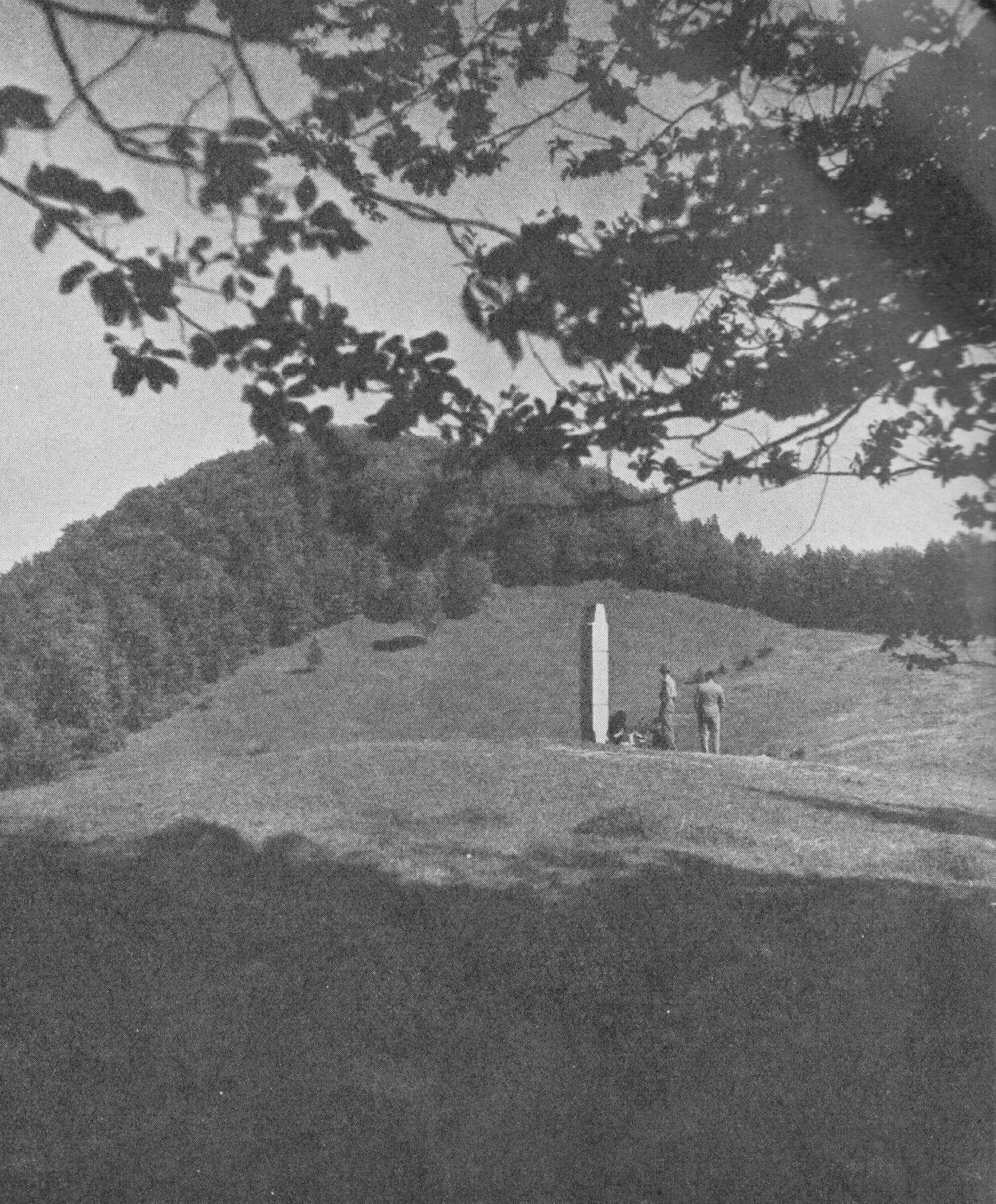 Documentation of the building process of Spomenik na Šipku by Vladimir Braco Mušič, near Špitalič, today Slovenia (1958). Source: Arhitekt journal, 2, 1960.