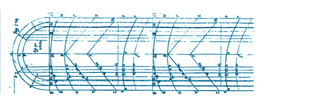 Trait liminal dynamics. Drawing collage in reference to Guarini, Tractatus XXXII (1671) in Euclides adauctus et methodicus mathematicaque universalis