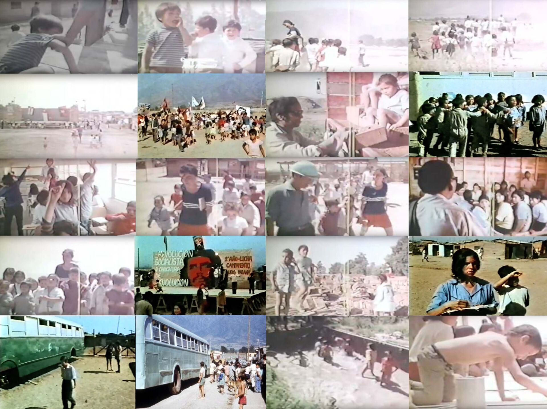 Screenshots from the following documentaries on Nueva La Habana: “Nueva Habana” by Cohen and Pearce and “Macho, un refugiado latinoamericano” develpoded by Jan Lundberg editor.