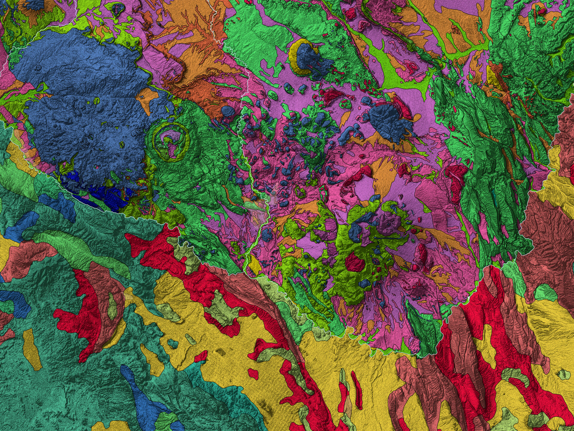 Geology in Big Bend.