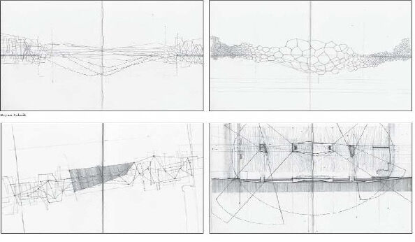 Wire frame drawings form ‘Lost in Space 2005’ BA1 at Canterbury School of Architecture in collaboration with Sandra Mifsud and subsequent studios at Canterbury and Syracuse University London. These wireframes depict movements through space and consequently negotiate the idea of space making as a process of dynamic interaction between bodies, both human and non-human. Photo’s by the author.