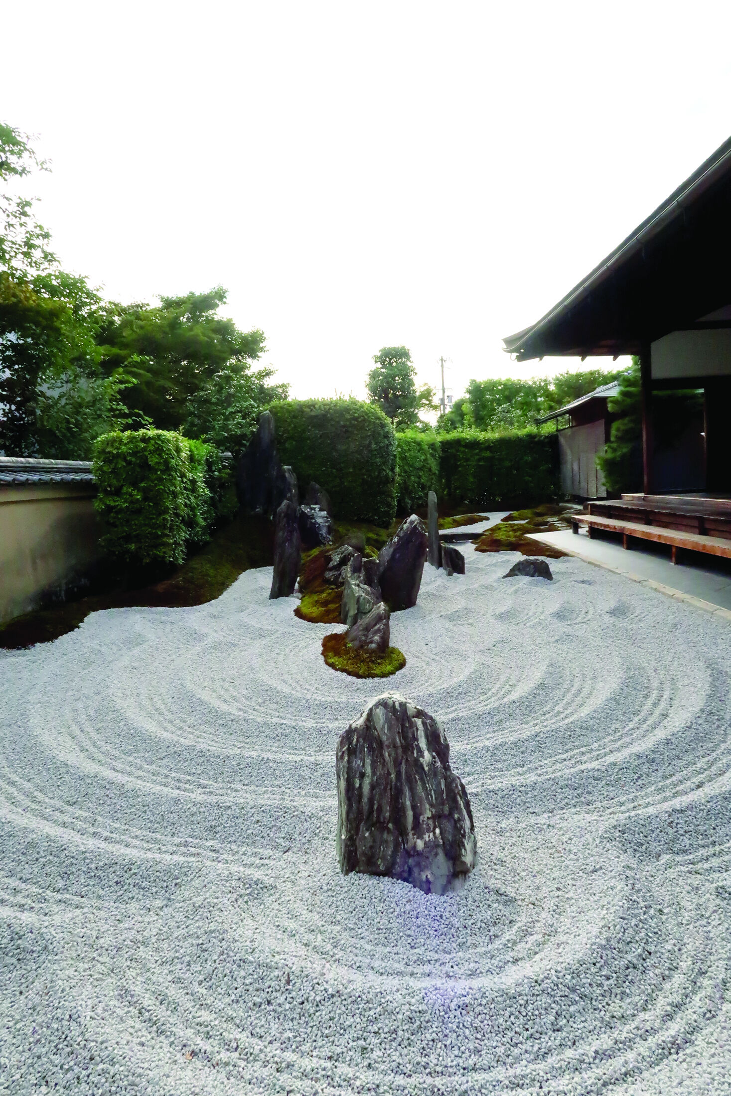Karesansui [枯山水, “dry garden”] of the zen temple Daisen-in (XVI sec.), Kyoto, 2017.