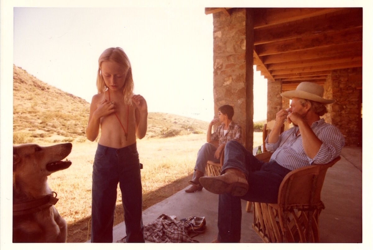Rainer Judd and Donald Judd at Mesquite Ranch, 1973 Image: Jamie Dearing © Judd Foundation