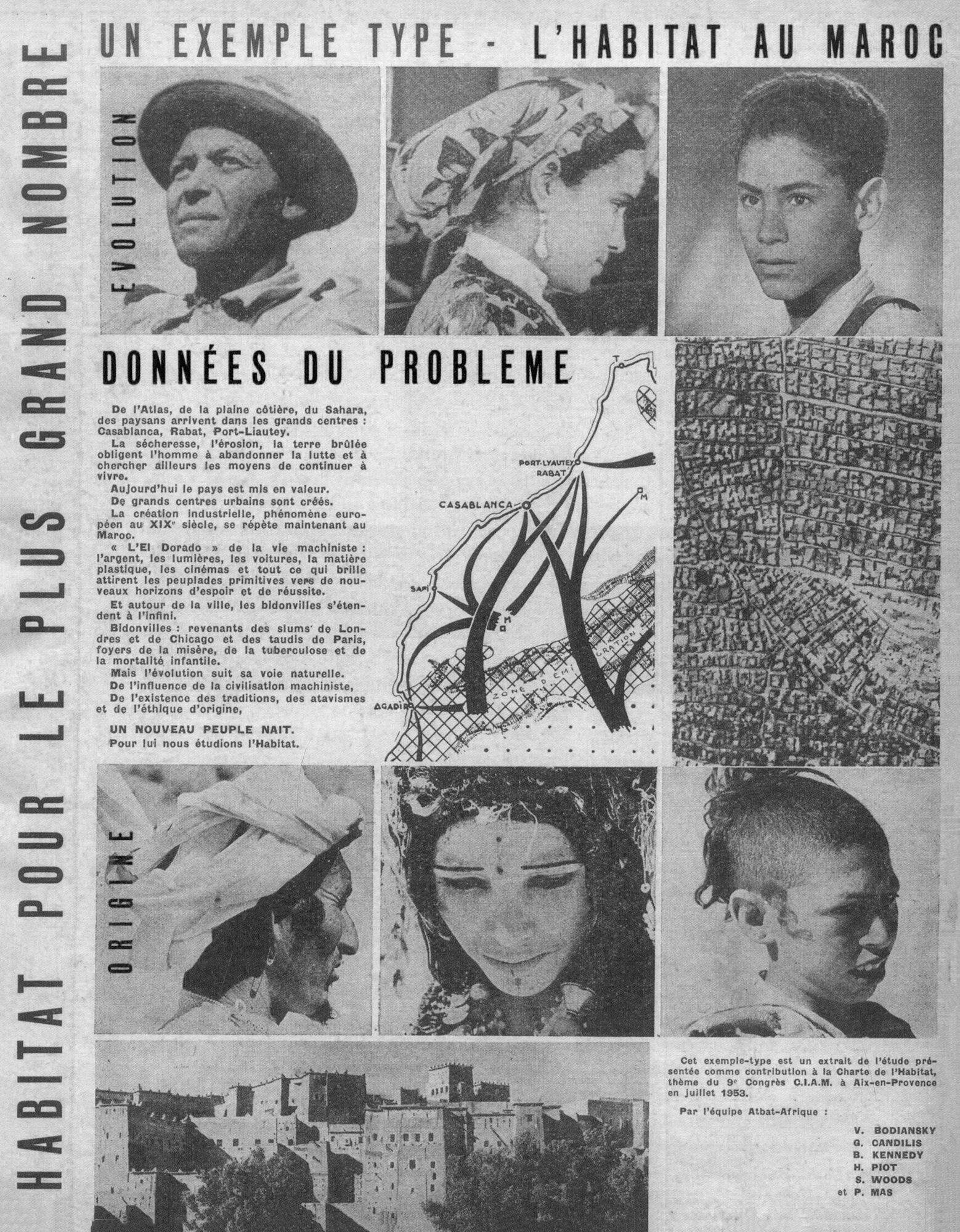 L’Habitat pour le plus grand nombre’, Supplement to l’Architecture d’Aujourd’hui, 1953, Georges Candilis, Shadrach Woods and Victor Bodiansky (et al.)
