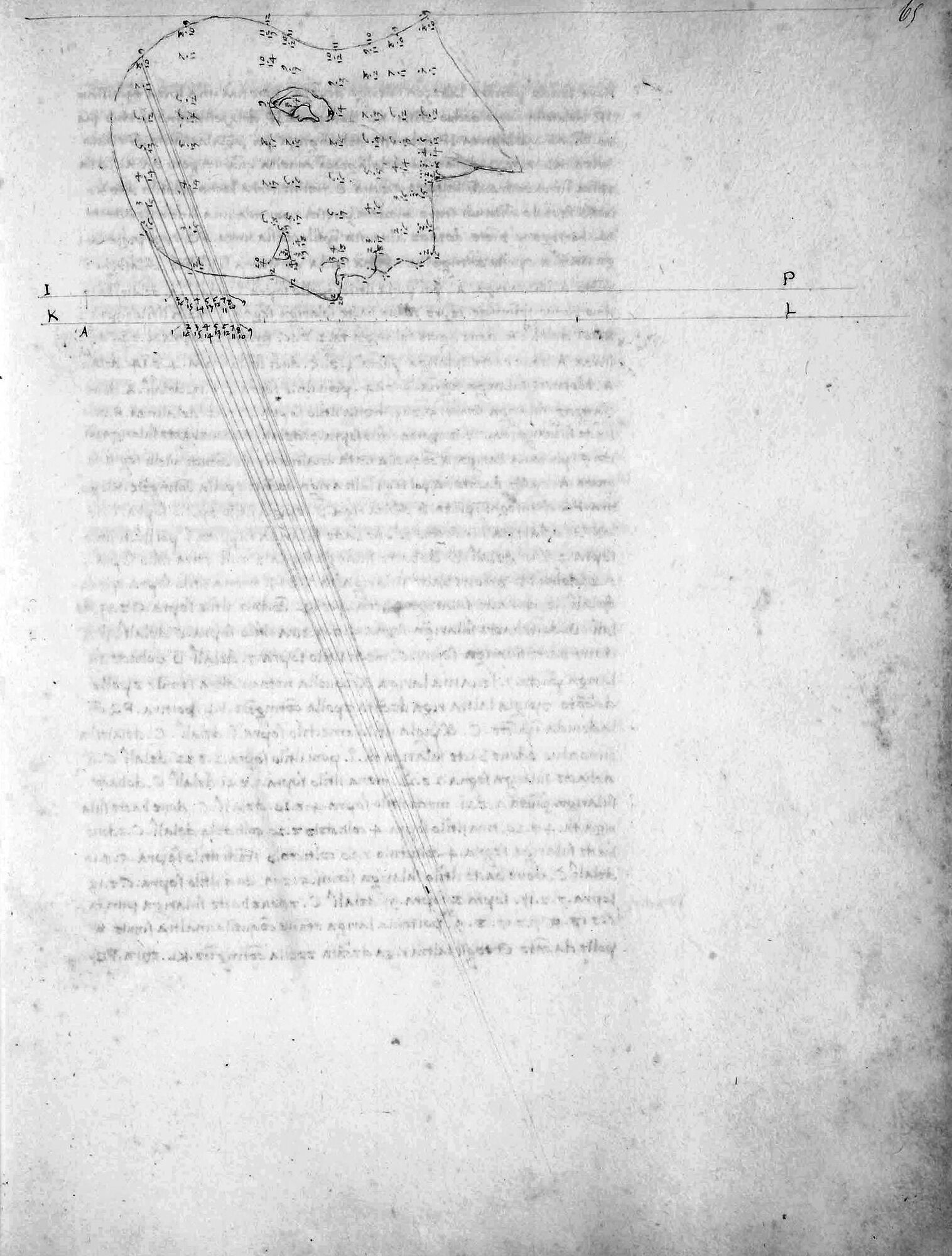 Piero della Francesca, human head projections, in De prospectiva pingendi, before 1480, (P, c. 61r) and (P, c. 65r). Milano, Biblioteca Ambrosiana