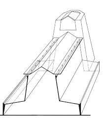 Church of San Pedro, Durazno, Axonometric Section from Eladio Dieste: Innovation in Structural Art (2004), Stanford Anderson