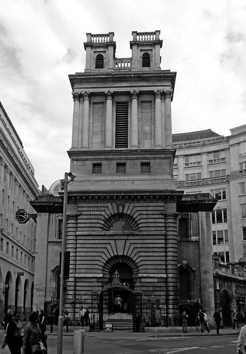 St. Mary Woolnoth, Nicholas Hawksmoor