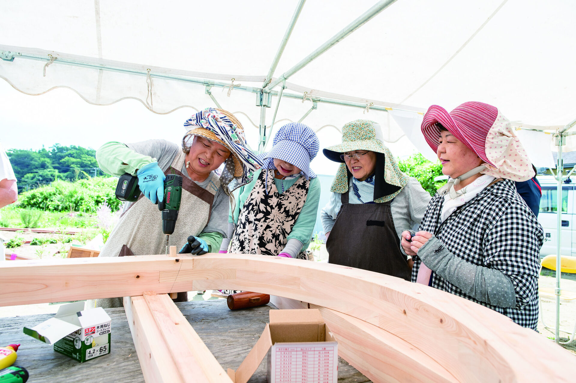 Shintaro Tsuruoka: Community Furniture Project, 2017.
 Source: COMU LLC.