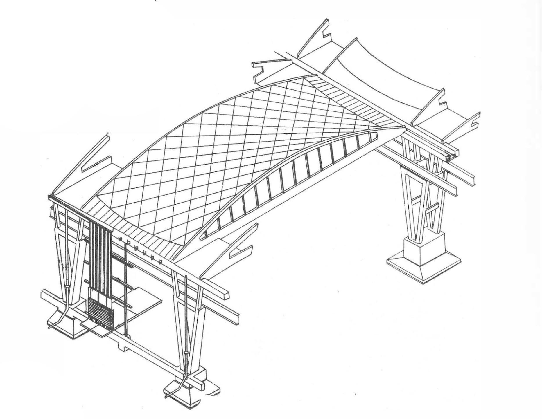 Shell surface of the KÖFÉM Factory roofing