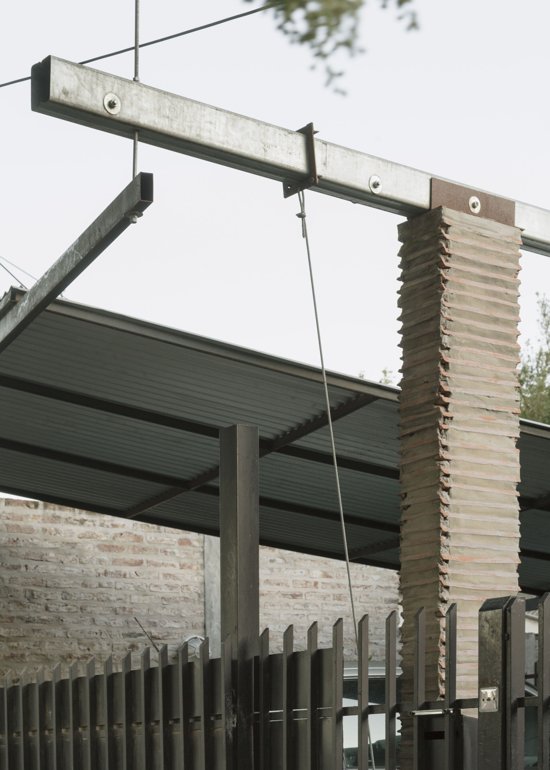 Column project at Casa Yaraví by OTRO. Buenos Aires, Argentina. Photo courtesy of Federico Cairoli.