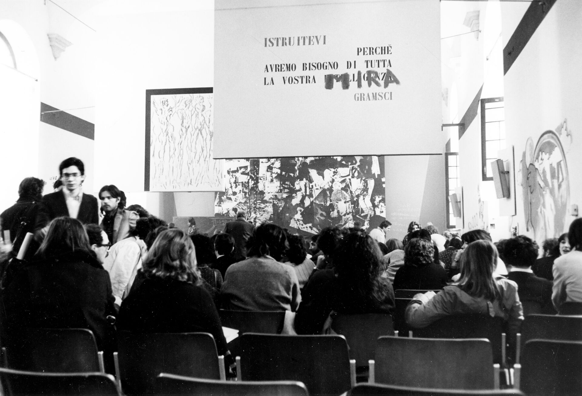 The Aula Magna in Tolentini (IUAV). Courtesy of Università Iuav di Venezia, Archivio Progetti SBD, Archivio iconografico Iuav.