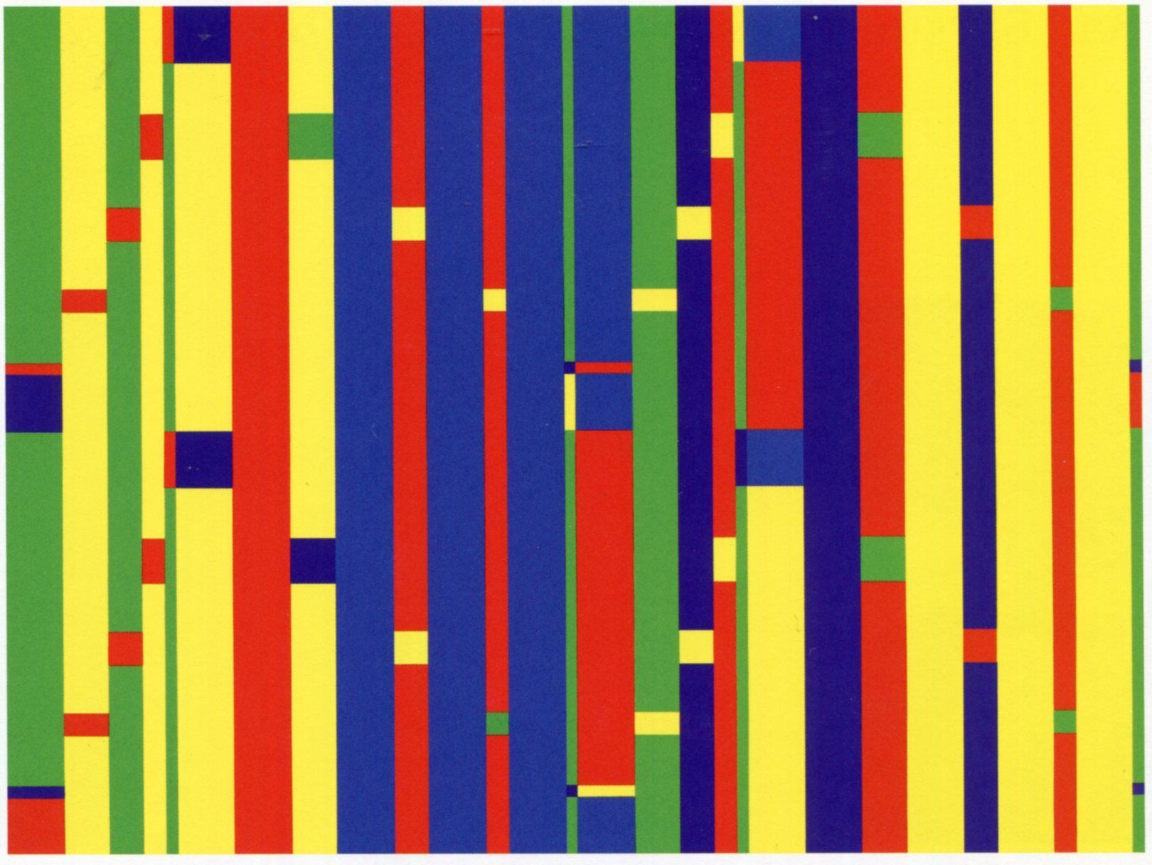 Richard Paul Lohse, Four themes of equal form, 1949-50