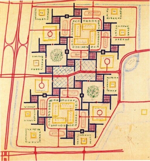 Aldo van Eyck and Jaap Bakema, Urban design for Buikslotermeer, 1962