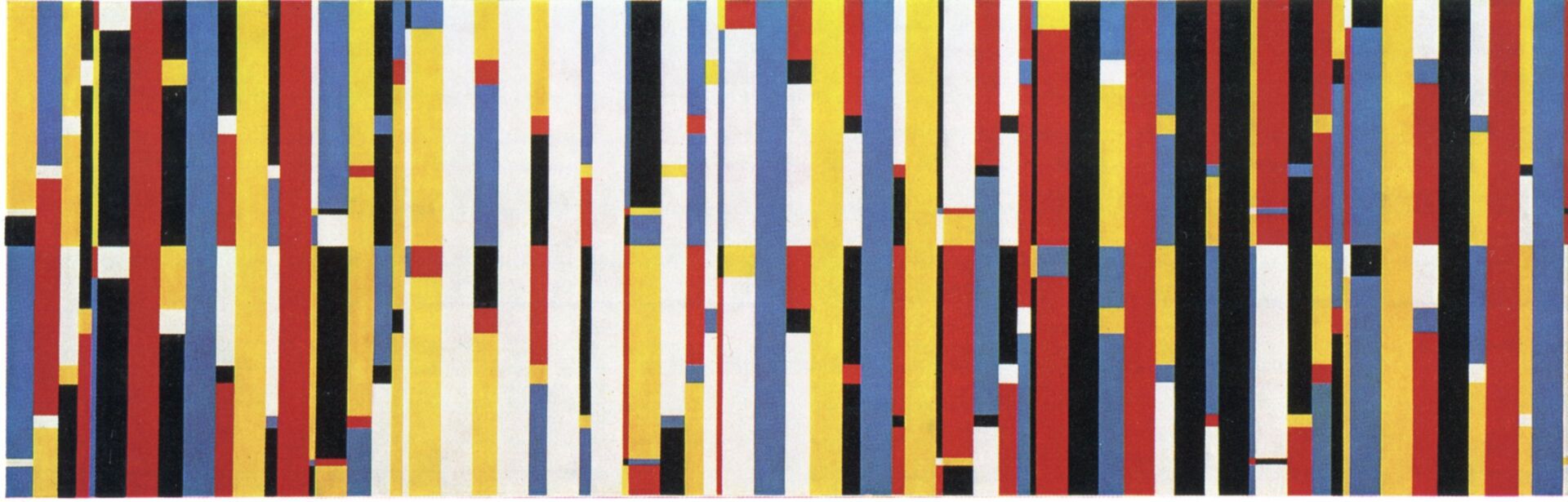 Richard Paul Lohse, Ten equal themes in five colors, 1946/1958