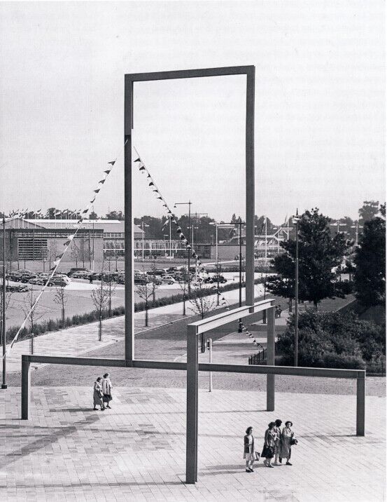 Aldo van Eyck, gateway for “Rotterdam Ahoy” exhibit, 1950