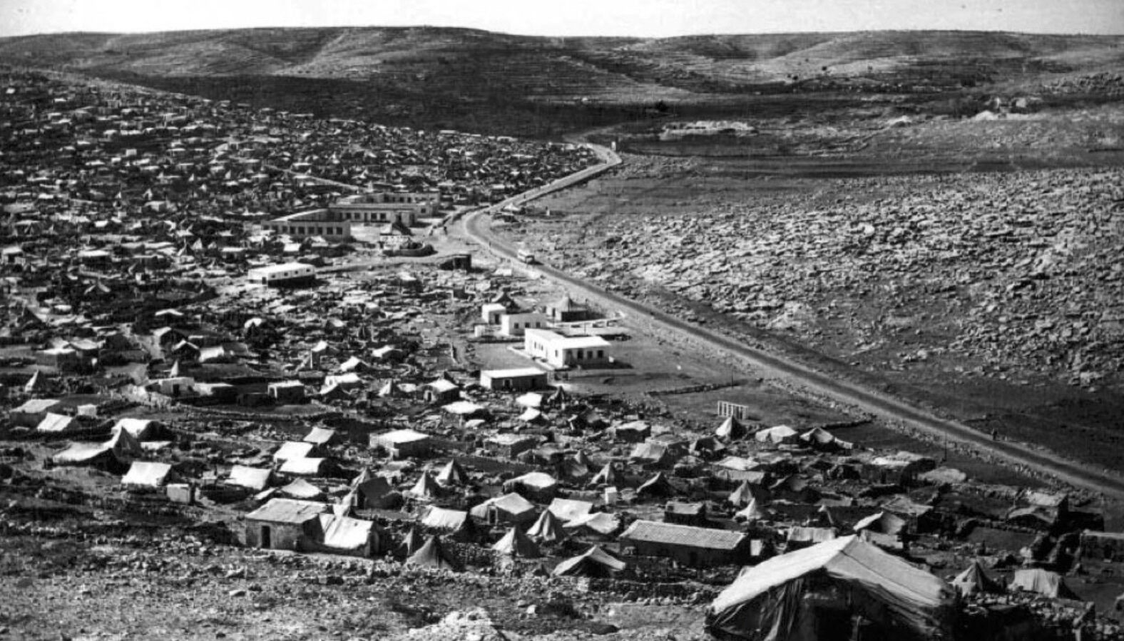 Dheisheh refugee camp, 1952. © UNRWA archive