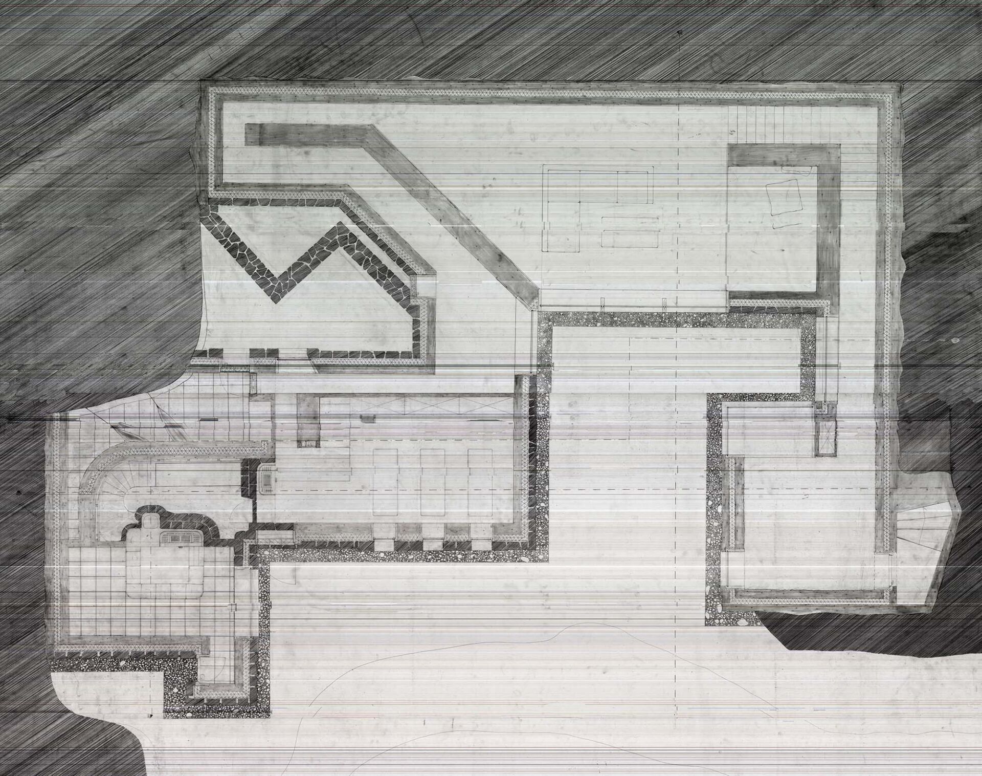 Overview boundary drawing from the research case, size 2700 x 2200 mm.