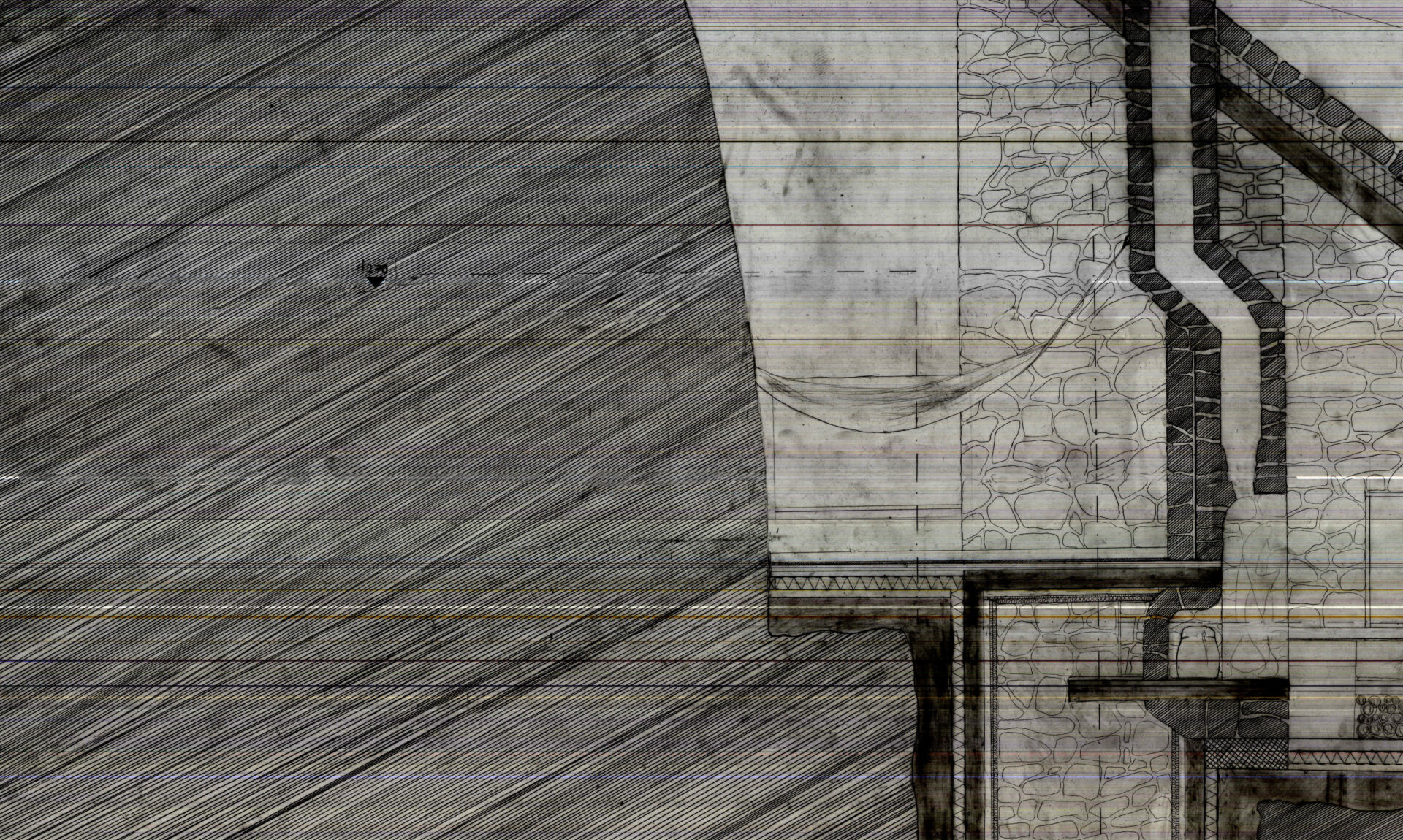 Vulnerability reflected in the imperfect lines of the boundary drawing
