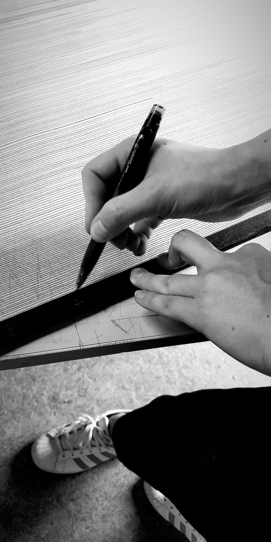 Participative drawing during the research case