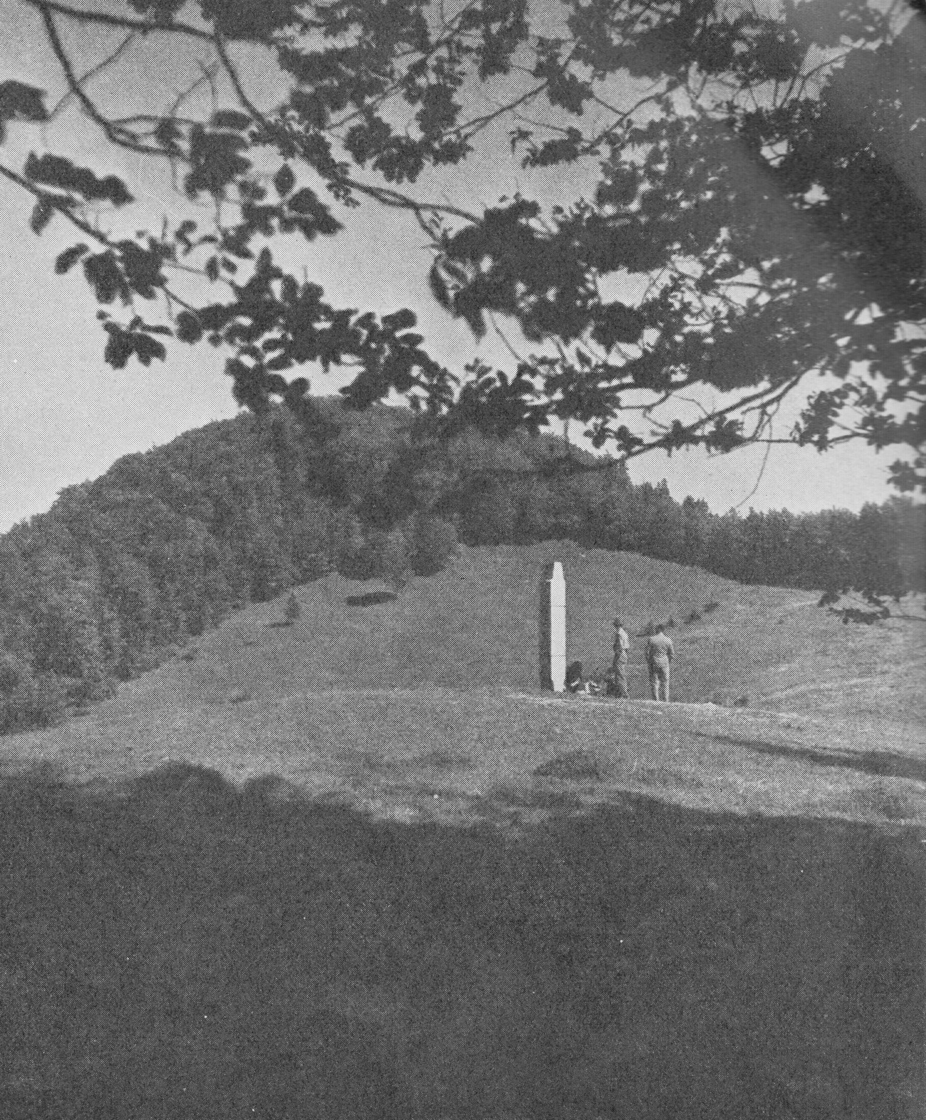Documentation of the building process of Spomenik na Šipku by Vladimir Braco Mušič, near Špitalič, today Slovenia (1958). Source: Arhitekt journal, 2, 1960.