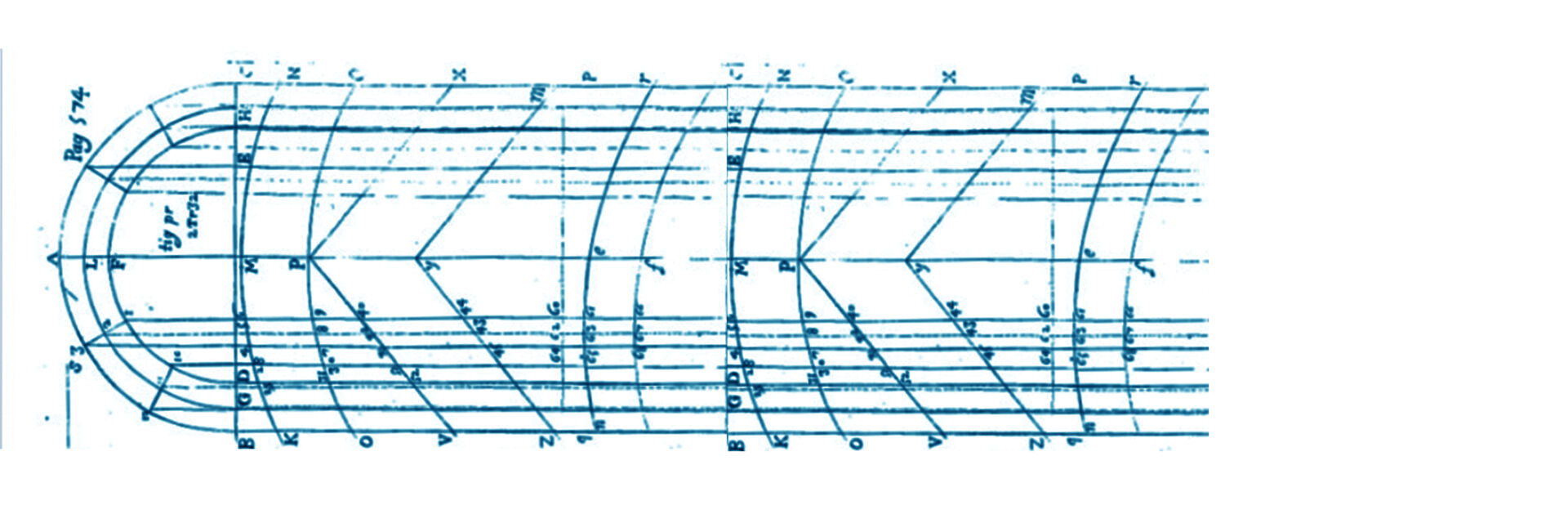 Trait liminal dynamics. Drawing collage in reference to Guarini, Tractatus XXXII (1671) in Euclides adauctus et methodicus mathematicaque universalis